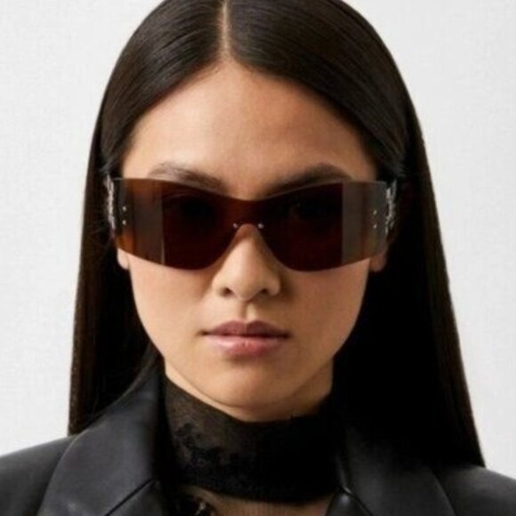 Burberry Sunglasses Bella BE3137 110963 Brown Rimless Shield Sporty NEW - Picture 10 of 15